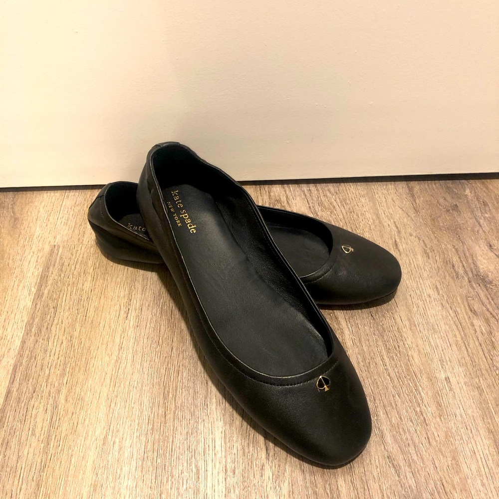 Kate Spade ballet flats, black